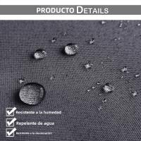 Cortinas De Patio Grande Impermeables Para Exteriores Bloqueo De Sol Jardín Cortinas Térmicas Gruesas Para Gazebo Pergola Ventanas Modernas De Polyester Algodón - details 2