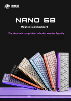 Teclado Mecánico Madlions Nano68 Esports Con Eje Magnético Y Swap Caliente Full Key Teclado De Oficina Y Juego Con Ajuste De Cero Zona Muerta Y Respuesta Instantánea - details 0