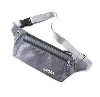 MEJORADA Riñonera ligera plana para deporte running,con tres cremalleras.impermeable para aire libre.Medida 32*19*10cm - details 2