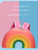 Mochila Infantil Arcoíris 2023 Versión Coreana Para Niños Y Niñas De 3 a 5 Años Mochila De Escuela Suave Con Bolsillos Y Cierre De Cremallera - details 5