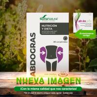 Soria Natural-ABDOGRAS 28 Comprimidos- Ayuda Metabolismo-Natural Multivitamínico Digestión - Reductor abdominal y control de lípidos para mejorar la silueta y prevenir patologías. - details 1