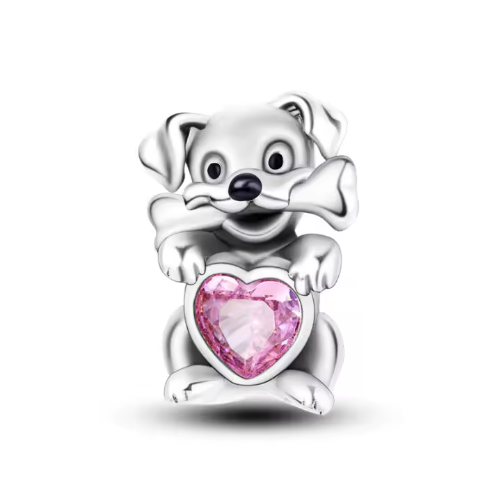 925 Plata Esterlina Encantador Gato Uña Rosa Charms Bolas Para Pulsera Original 3mm Joyería Fina Hecha a Medida Cumpleaños Fiestas Aniversarios Bodas Compromisos - 1