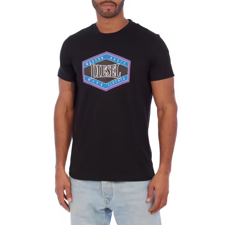 Diesel-Camiseta manga corta estampada A06497-70GRAI para Hombre - 1