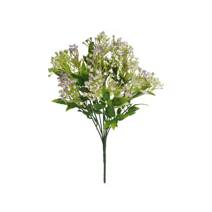 Gerimport Ramo Atado Planta Artificial Violeta Gypsos 38 Cm - Realista - 1