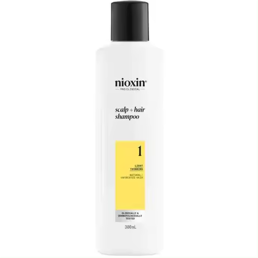 Champú Engrosador para Cabello Natural con Debilitamiento Ligero Sistema 1 Nioxin - 1