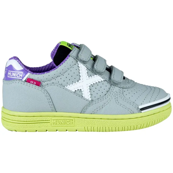 Calzado marca Munich modelo 1514407 para junior en color gris - 1