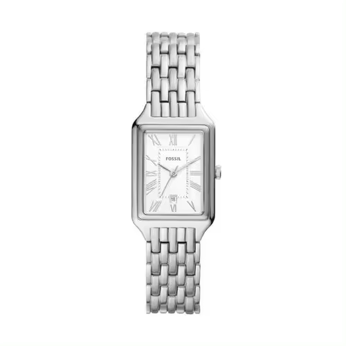 Reloj Fossil Raquel de acero inoxidable con tres agujas y fecha ES5221 FOSSIL - 1