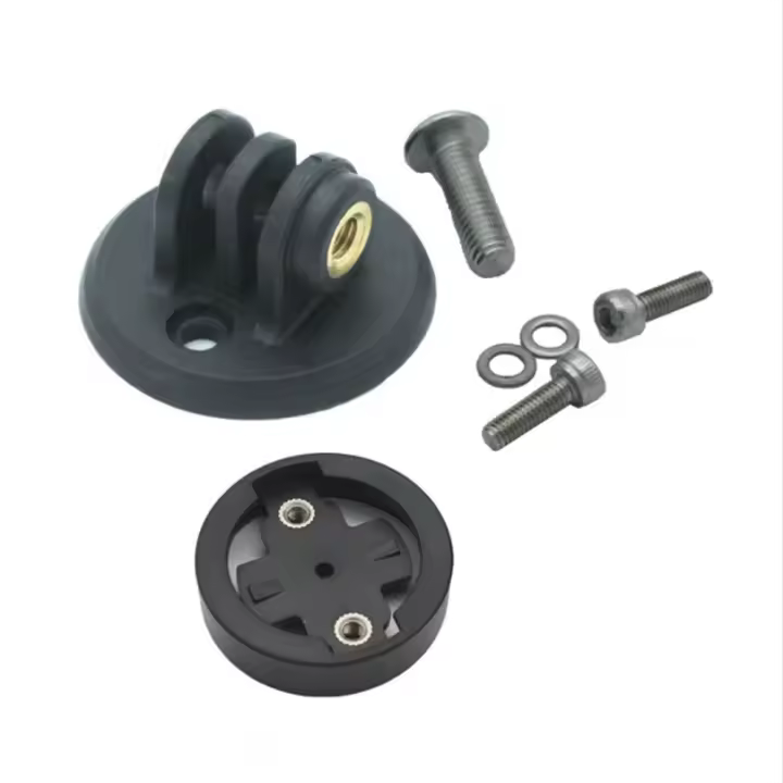 Kit De Adaptador Para Cámara De Bicicleta MTB Y Carretera Base De Computadora Montaje Para GoPro Garmin Soporte De Batería Y Luz - 1