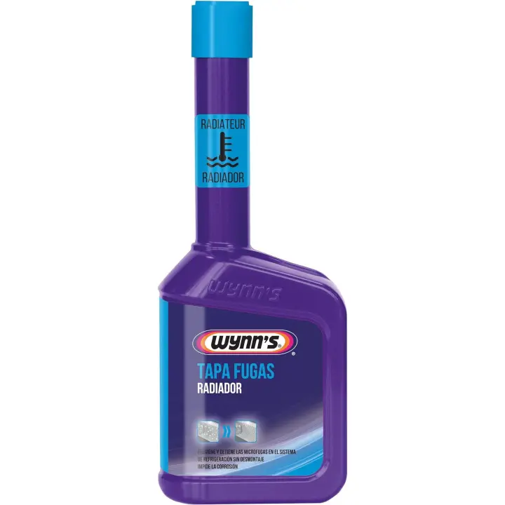 Wynn's Tapafugas Radiador y Circuito de Refrigeración Coche Profesional Aditivo Motor W55866 -325 ml - 1
