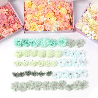 48Pcs Cabezas De Flores Artificiales De Seda Para Decoración De Hogar Fiesta Boda DIY Accesorios De Coronas De Flores Fake Para Decoración De Habitaciones - details 8