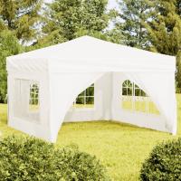 vidaXL Carpa de Fiesta Plegable con Paredes Laterales Pabellón Patio Color Antracita,  Taupé,  Azul y mas - details 3
