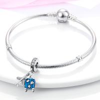 Colgante De Torre De Viaje Con Encanto De Gato Para Mujer Joyería Original De Pulsera Y Collar Plata Esmaltada 100% 2023 - details 31