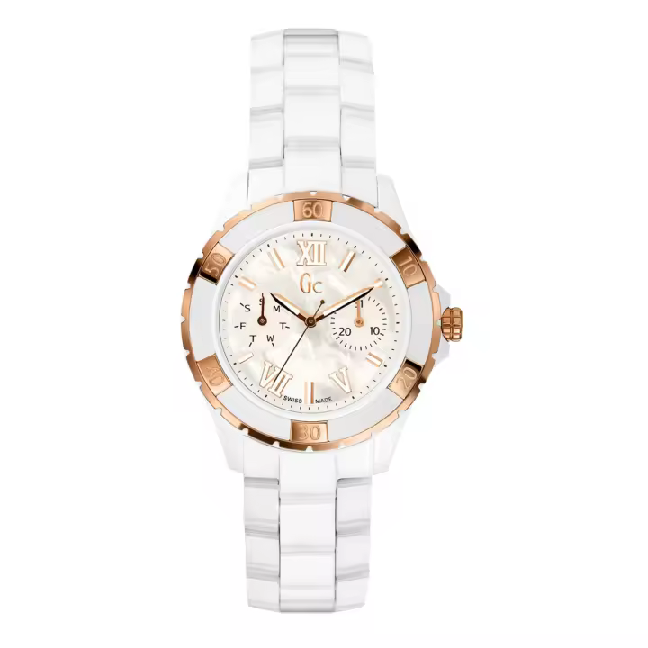 Guess Reloj analogico para Mujer de Cuarzo con Correa en Acero Inoxidable X69003L1S - 1