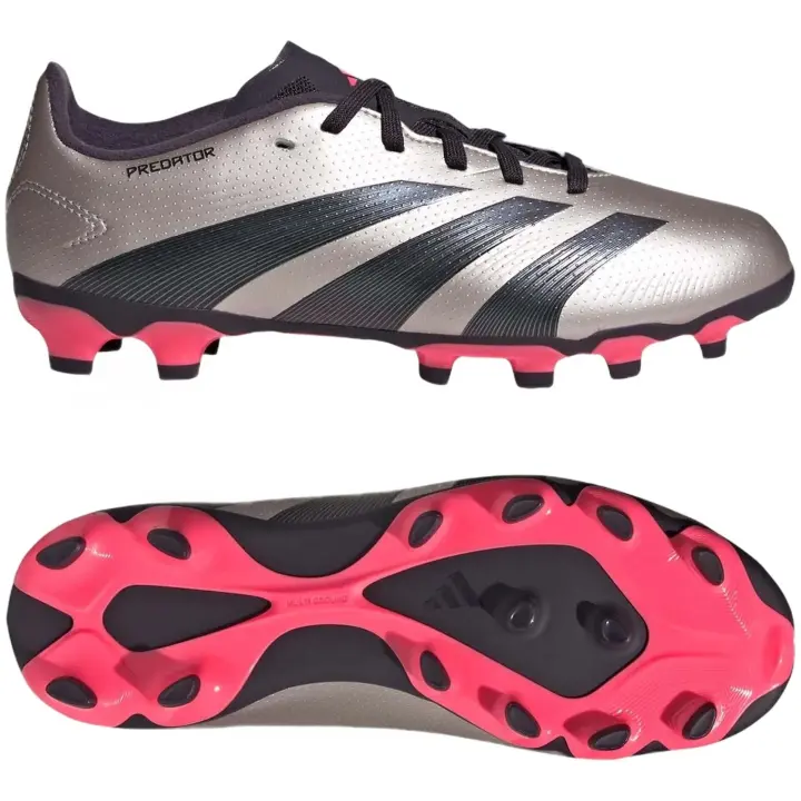 Botas-Futbol marca Adidas modelo If6410 para kids en color gris - 1