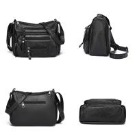 Bolso De Hombro Para Mujer De Lujo En Cuero Suave Diseñador Bolso Cruzado De Calidad Sac a Main Estilo Versátil Tote Solid PU Con Cierre De Cremallera - details 7
