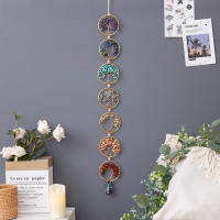Colgante De Soñador Siete Anillos Colgante De Sol De Cristal Colorido Arcoíris Decoración Para Ventana Interior Coche Jardín Regalo - details 14