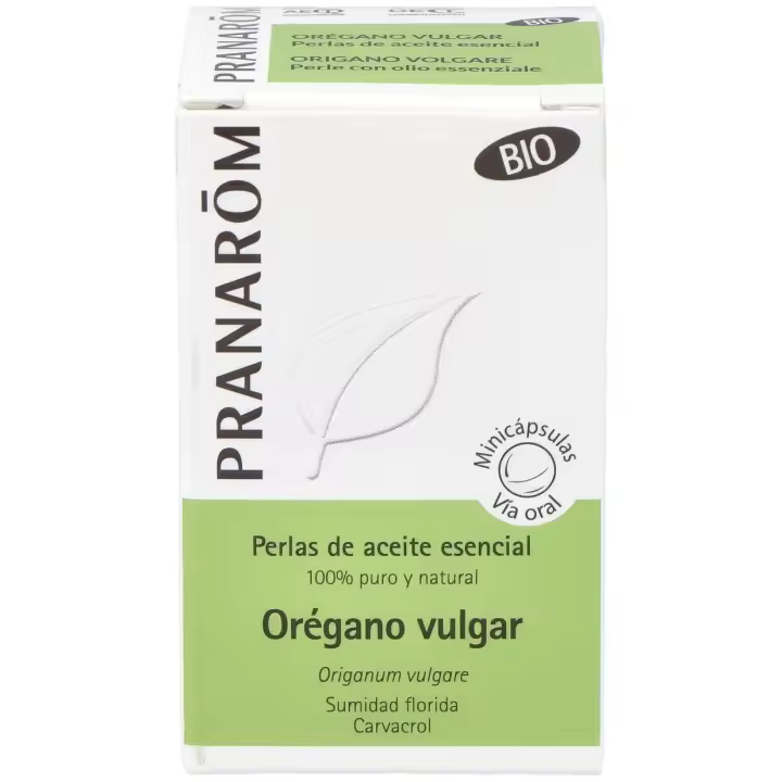 Pranarôm Perlas De Aceite Esencial De Orégano Vulgar Bio 60Caps - 1