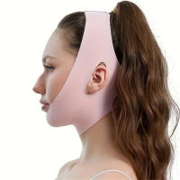 Cinta De Elevación Facial V Forma Para Mujeres Máscara Deportiva Medicina Del Cuello Y Barba Ajuste De Mandíbula Y Checos Slimmer Contornos Belleza - details 2