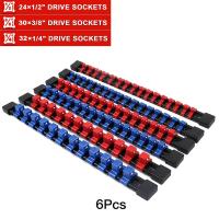 Organizador De Destornilladores 3 PCS Con Rail Negro Y Clips Rojo Azul Negro Soporte Pesado Para Herramientas De Jardín - details 10