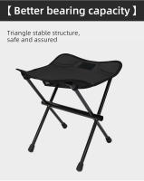 Silla Plegable Portátil Para Camping PACOONE Mini Silla De Pesca Picnic De Aluminio Ultraligero Con Almacenamiento Muebles De Exterior Ligeros - details 5
