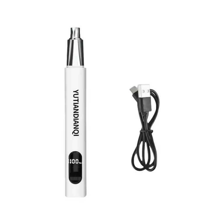 USB recargable portátil mini Pantalla de energía impermeable eléctrico nariz pelo trimmer para hombres y mujeres - 1