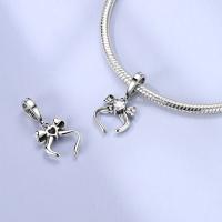 Encantos De Borla De Corazón Rosa En Plata 925 Encantos De Bolas Para Pulseras Originales DIY Joyería Accesorios De Moda Para Mujer - details 2