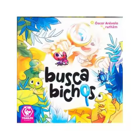 Juego Busca Bichos -Tranjis Games- Tranjis    Juego, mesa, entretenimiento, diversión, familia, amigos, estrategia, tablero, cartas, retos, equipos, creatividad, clásico, moderno, temático, dinámico, competitivo - 1
