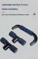 Barra De Soporte En Forma De H Antideslizante Para Push up Ejercicio De Entrenamiento De Músculos Del Braza Y Pecho En Casa Y Gimnasio - details 7