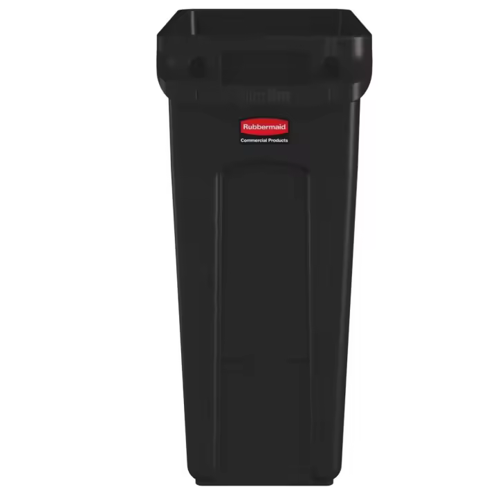 Rubbermaid Contenedor Slim Jim® con ventilación 61 l marrón - 1