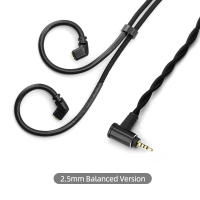 Cable De Repuesto FAAEAL Para Auriculares QDC/MMCX/2Pin 0.78mm Cable De Upgrades Para KZ ZSN pro TRN Shure SE315 Metálico - details 2