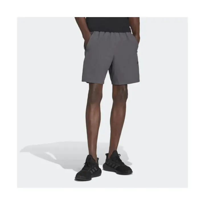 Adidas Calzonas Gris Deportivas Hombre Cómodas Transpirables Alta Calidad - 1