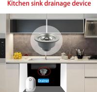 Colección de fregadero, cesta para fregadero de cocina de Maple inoxidable y PVC, Tapon colador, Desagüe 84mm G1 ½" - details 4