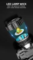 Luz De Pesca LED Fuerte Con Cinco Cabezas Impermeable Recargable Por USB Luz De Mano Ultra Brillante Para Exteriores - details 1