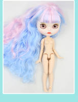 Muñeca ICY Blyth Personalizable De 30 Cm Con Cuerpo Articulado Y Rostro Mate En Piel Oscura Y Clara Pelo Azul Y Rosa Para Niñas De 12+ Años - details 4