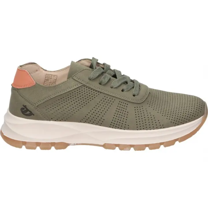 WALK & FLY | Zapatos de Piel Walk&Fly para Hombre – Zapato en Color Verde con Detalles – Zapato con Cordones – Estilo Casual – de Piel – Alta Calidad – Cómodos y Versátiles – Modelo AL-9814 - 1