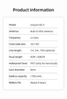 Cámara Endoscópica WiFi KERUI 5MP Doble/Sola Lente Para Móvil Y PC Inspección Industrial Cámara Impermeable IP67 8mm De Lente - details 12