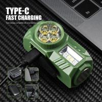 Linterna Frontal LED Recargable Con Inducción Ultra Brillante XPE+COB Soporte De Luz Blanca Y Roja Ultra Ligera Para Pesca Y Camping - details 2