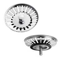 Ociodual Tapón Colador para Desagüe de Fregadero Diametro 83 mm Acero Inox Filtro de desechos Cesta de Drenaje para Fregaderos - details 2
