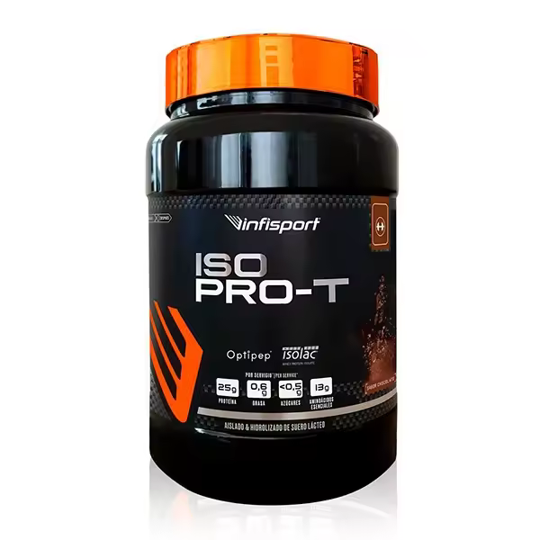 InfiSport - ISO Pro-T 1 kg - Aislado e hidrolizado de proteína de alta calidad -  Sabor: Chocolate - 1