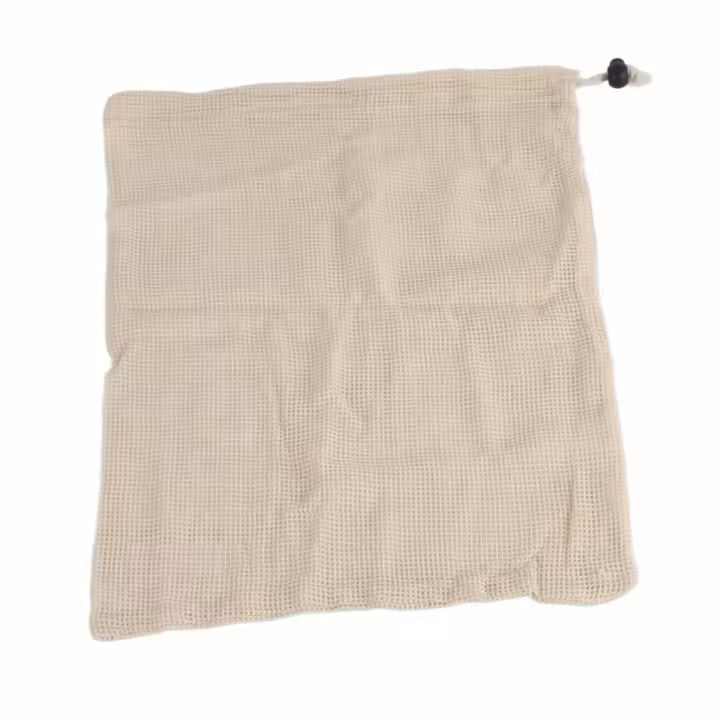 Bolsas de Malla de Algodón para Almacén Frutas y verduras, bolsas de Red reciclables L - 1