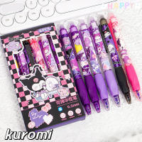 6pcs Bolígrafos De Gel Erasables Sanrio Pochacco Kuromi Cinnamoroll Hello Kitty Para Estudiantes Suministros De Oficina Y Escuela Estilo Japonés - details 3