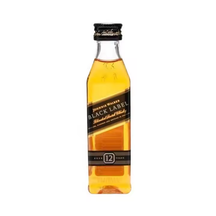 Miniatura Whisky Johnnie Walker Etiqueta Negra 5cl - 1