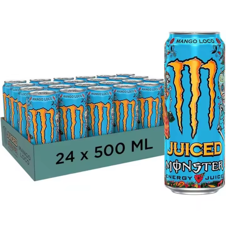 Caja 24 Monster Mango Loco 500ml - 1