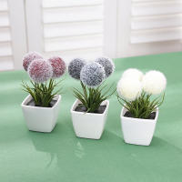 Set De Decoración Para El Hogar Con Plantas Artificiales De Evergreen Miniatura En Macetas Pequeñas Plantas Bonsái Para Exhibición Y Uso En La Oficina - details 3