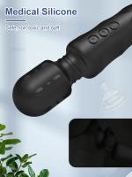 Varita Mágica AV Potente Para Mujer Estimulador De Punto G Y Clítoris Dildo Juguetes Sexuales Para Adultos Parejas Masturbador Masajeador Silicone 160G - details 3
