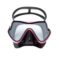 Máscara De Natación Silicona Para Adultos Y Adolescentes Con Pantalla De Vidrio Templado HD Antiniebla Cubierta De Nariz Para Snorkel Y Escuba - details 10