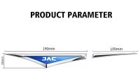 2pcs Pegatinas De Coche De Aleación Accesorios Para Automóvil Compatible Con Jac NK J4 J5 J7 SEI JS3 JS4 JS2 KN KR1 QX REFINE S2 S3 S4 S5 Decoración De Lado Del Coche Y Panel Del Motor - details 7