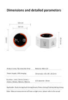 Temporizador Digital LCD Con Sensor De Gravedad Hexagonal Para Cocina Temporizador De Visualización De Contado De 7 Grupos Para Cocinar Trabajar Estudiar - details 9