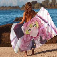 Toalla De Playa Kanroji Mitsuri De Microfibra Absorbente Secado Rápido Suave Para Yoga Natación Resort Montañismo Tamaño 76x182 Cm - details 5