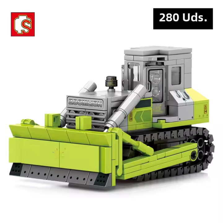 SEMBO City Engineering Crane Forklift Modelo De Camión Grúa De Construcción Para Niños Set De Bloques De Construcción DIY Compatible Con Lego - 1